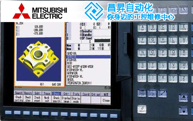 三菱觸摸屏通訊不上/碎屏白屏無顯示維修